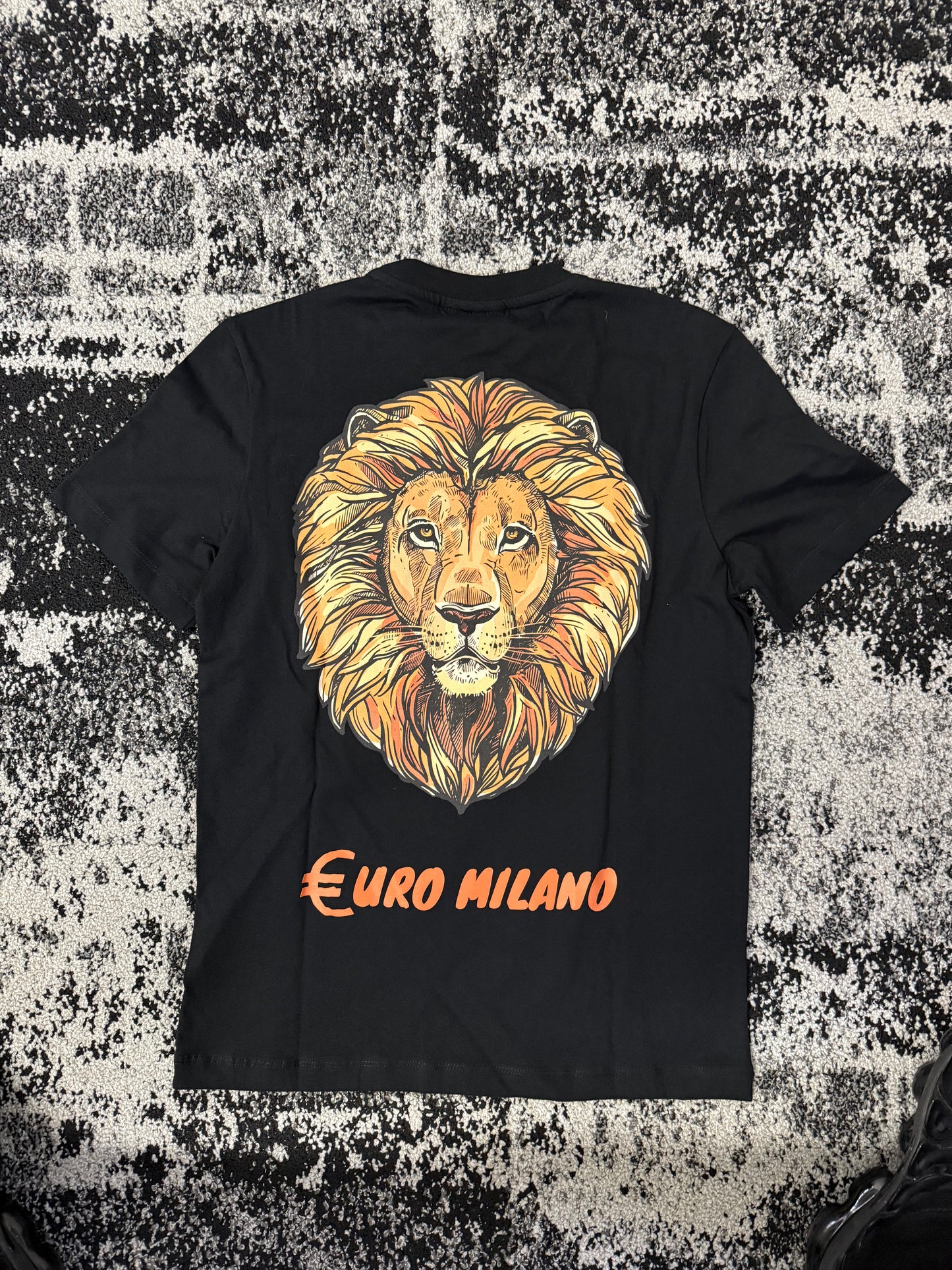 Lion T Shirt Black