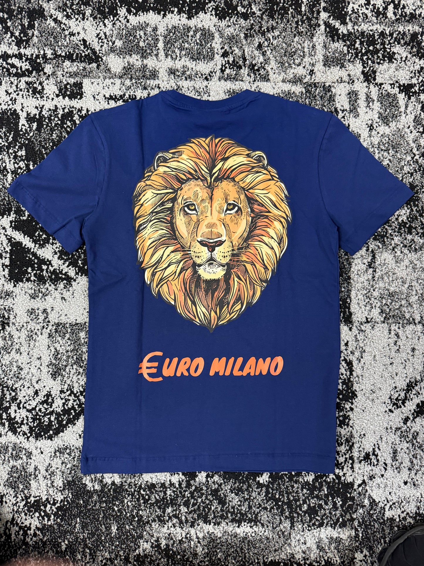 Lion T Shirt Blue