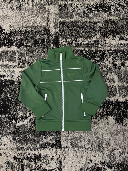 Zip Up Jacket Green