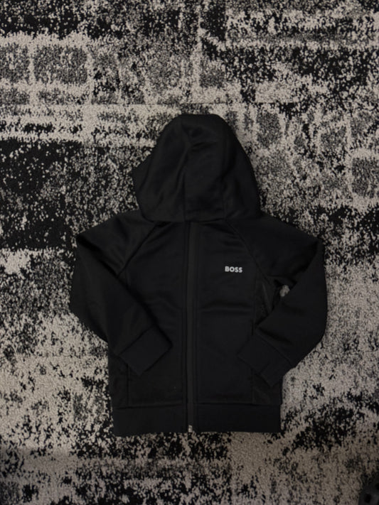 Zip-Up Hoodie Black